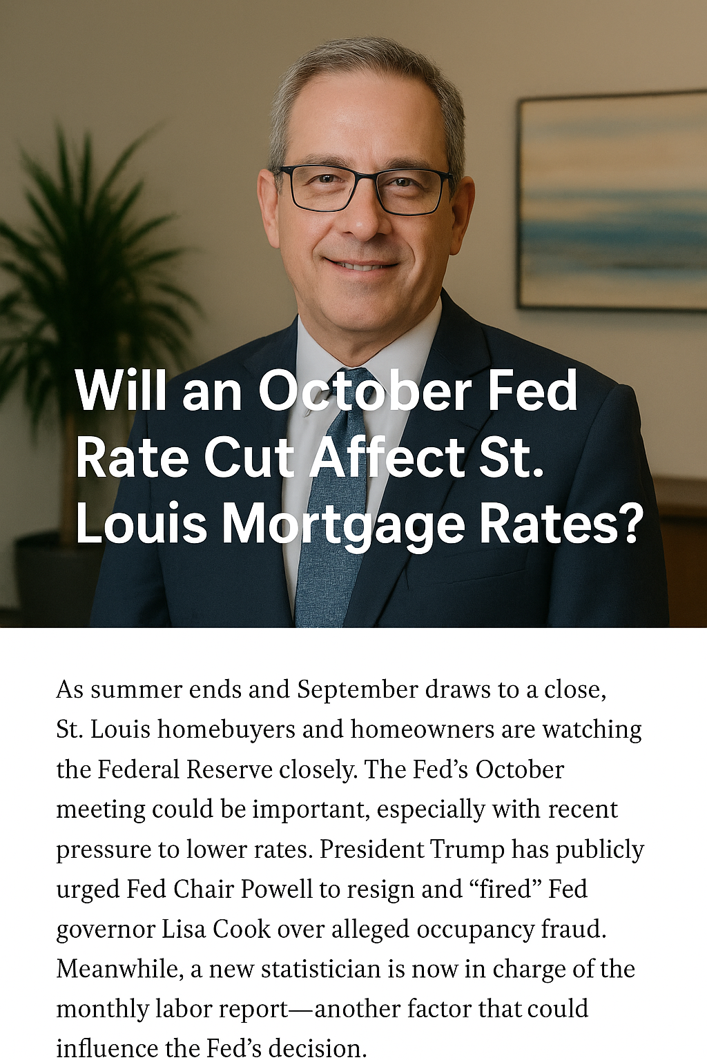 St. Louis mortgage rates trend after Fed rate cuts